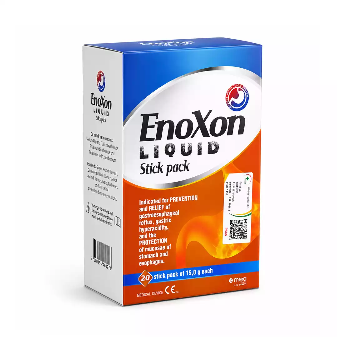 ژل خوراکی EnoXon Liquid Stick Pack | کمک به کاهش رفلاکس