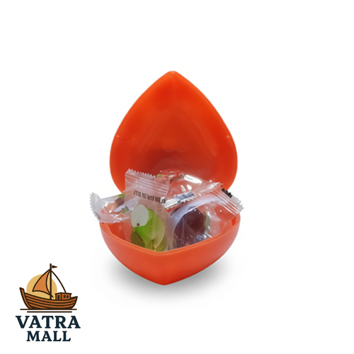 آبنبات ژله‌ای جعبه قلبی ۹۰ گرم – تنقلات میوه‌ای نرم و خوشمزه