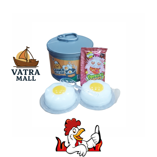 تخم‌مرغ ژله‌ای با سس ترقه ای کنسروی – Jelly Egg خوراکی جذاب و فان