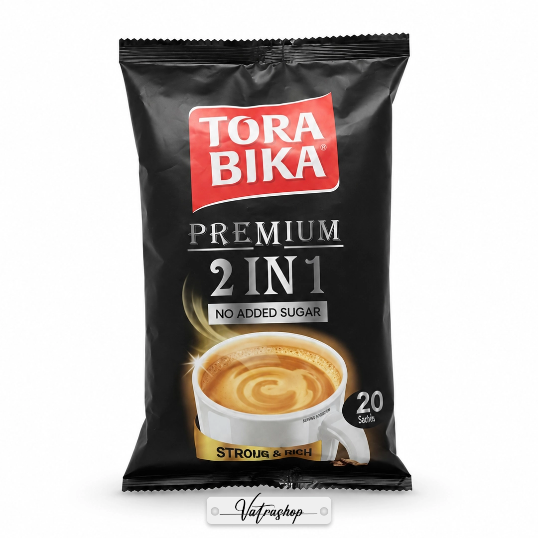 قهوه فوری تورابیکا Premium 2 in 1 بدون شکر 20 ساشه | Torabika