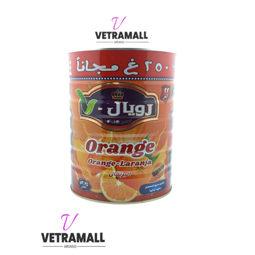 پودر شربت پرتقال رویال قوطی 2750 گرمی Royal