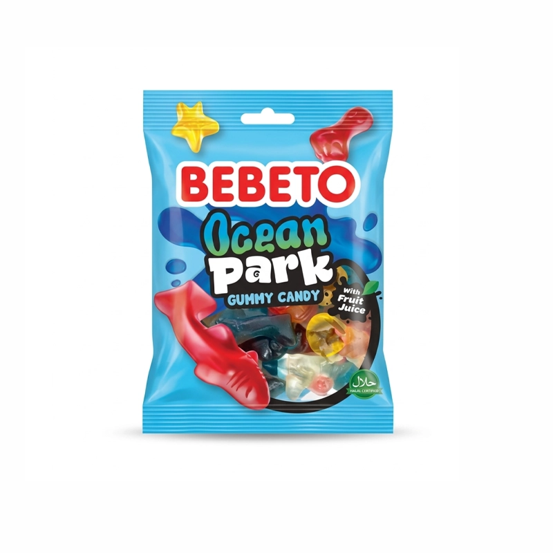 پاستیل ببتو مدل اشکال دریایی (Bebeto Ocean Park Gummy Candy)