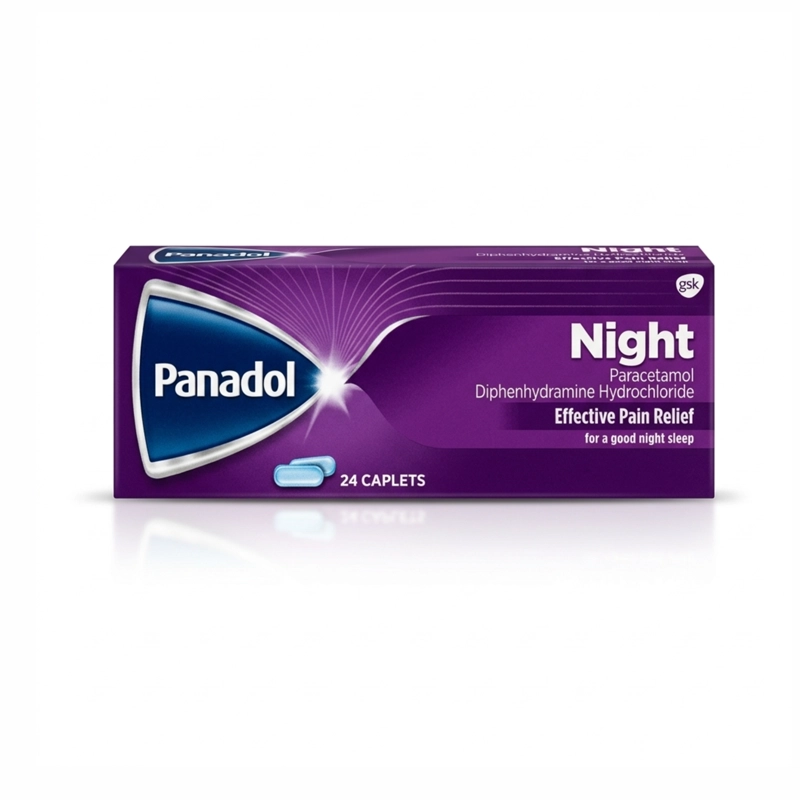 قرص پانادول نایت Panadol Night بسته ۲۴ عددی | مسکن درد شبانه