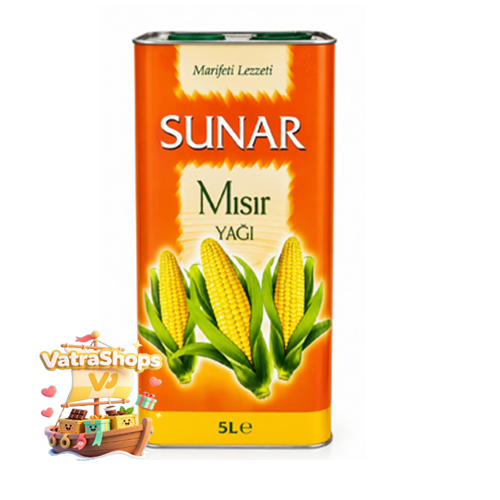 روغن ذرت سانار 5 لیتری - Sunar Corn Oil
