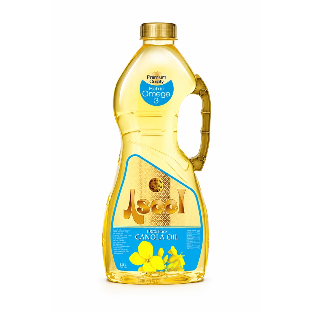 روغن کانولا اصیل ۱.۵ لیتری غنی از امگا ۳ 
