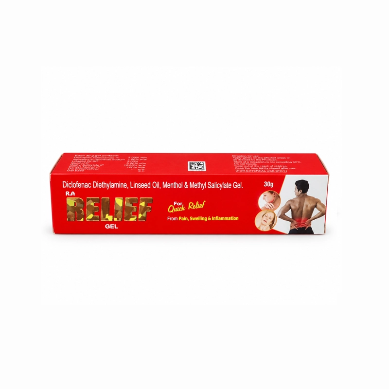 ژل ضد درد R.A Relief رلیف 30 گرم حاوی دیکلوفناک و منتول