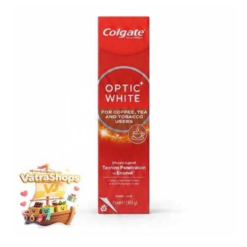 خمیر دندان کلگیت مدل OPTIC WHITE for coffee حجم 75 میلی لیتر