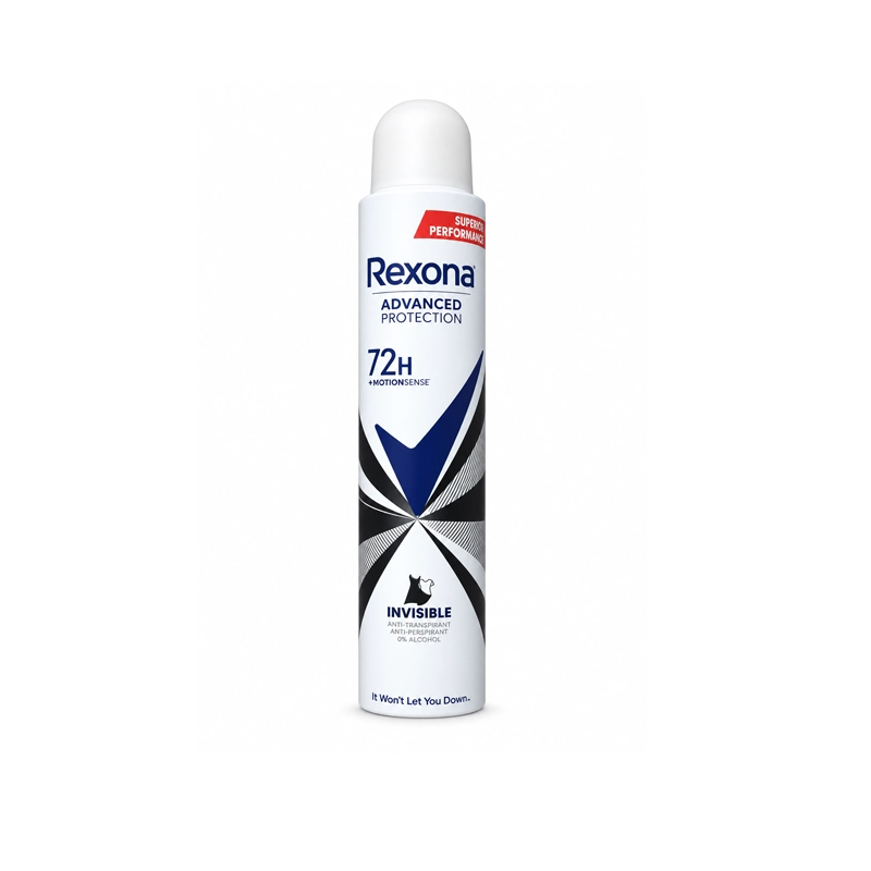 اسپری ضد تعریق رکسونا Invisible 72H Advanced Protection رایحه ماندگار