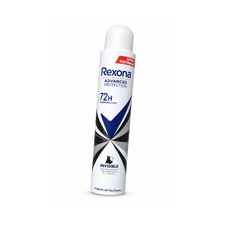 اسپری ضد تعریق رکسونا Invisible 72H Advanced Protection رایحه ماندگار