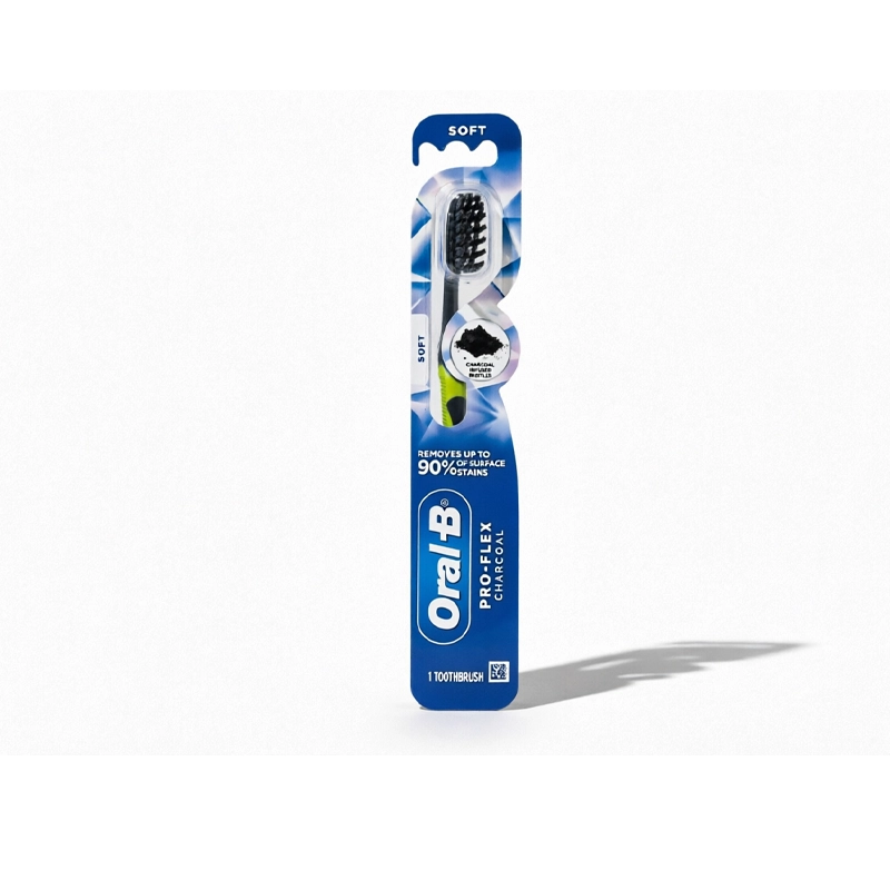 مسواک اورال بی Oral-B Pro-Flex Charcoal Soft | برس نرم زغالی