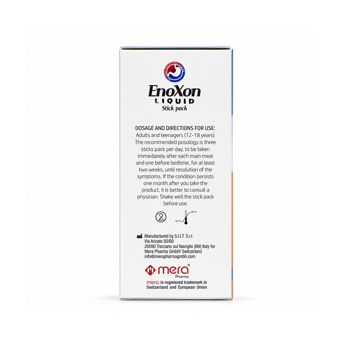 ژل EnoXon Liquid مناسب کمک به کاهش سوزش و اسیدیته معده