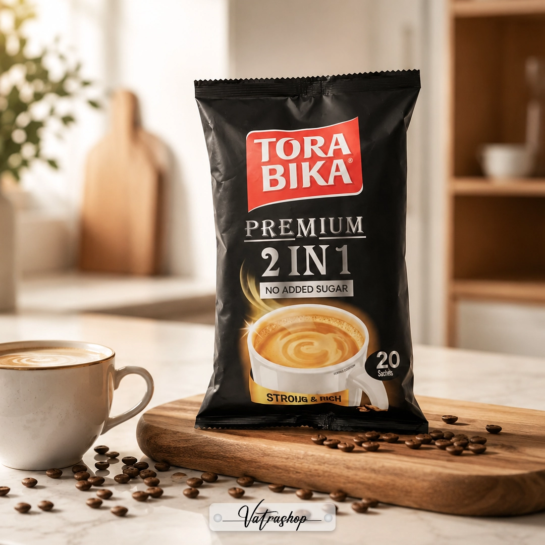 Tora Bika Premium 2 in 1 coffee in luxury kitchen