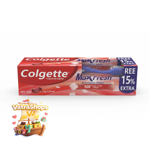خمیر دندان Colgette max fresh   با مسواک هدیه 130 گرم