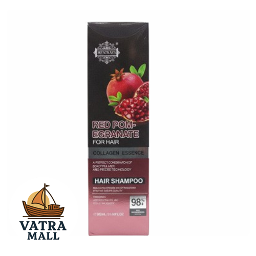 شامپو انار قرمز هنیمیز مدل Collagen Essence حجم 860 میلی‌لیتر