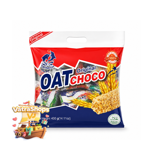 شکلات بار رژیمی   جو دوسر و غلات پریمیوم اورجینال اوت چوکو  اصلی - 400 گرم | وارداتی 