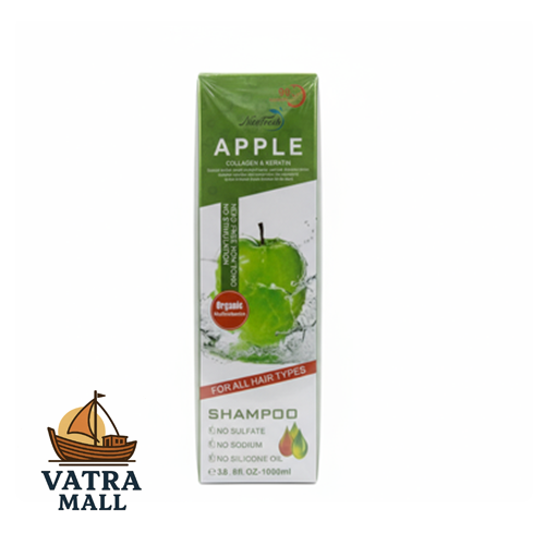 شامپو سیب نایس فرش حاوی کلاژن و کراتین برای همه نوع مو