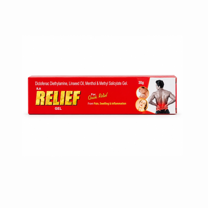 ژل ضد درد R.A Relief رلیف 30 گرم حاوی دیکلوفناک و منتول