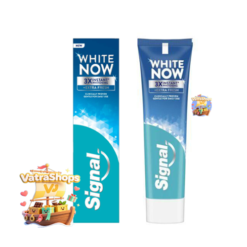 خمیر دندان سفیدکننده سیگنال White Now Extra Fresh حجم 75 میلی‌لیتر
