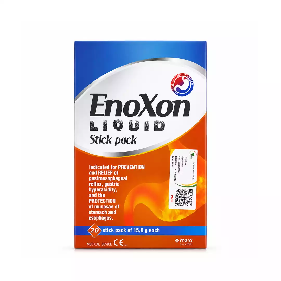ژل خوراکی EnoXon Liquid Stick Pack | کمک به کاهش رفلاکس