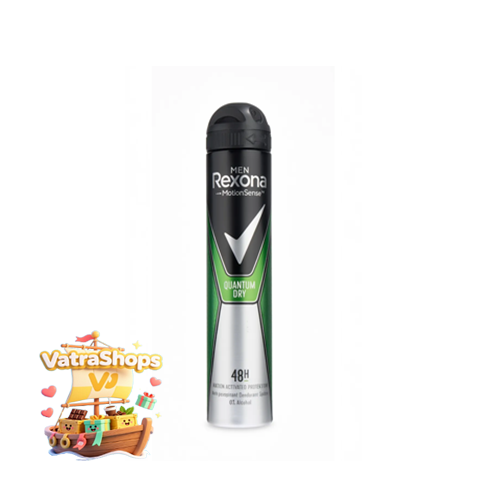 اسپری ضد تعریق مردانه رکسونا Quantum Dry – ۴۸ ساعت محافظت، ۲۰۰ میل