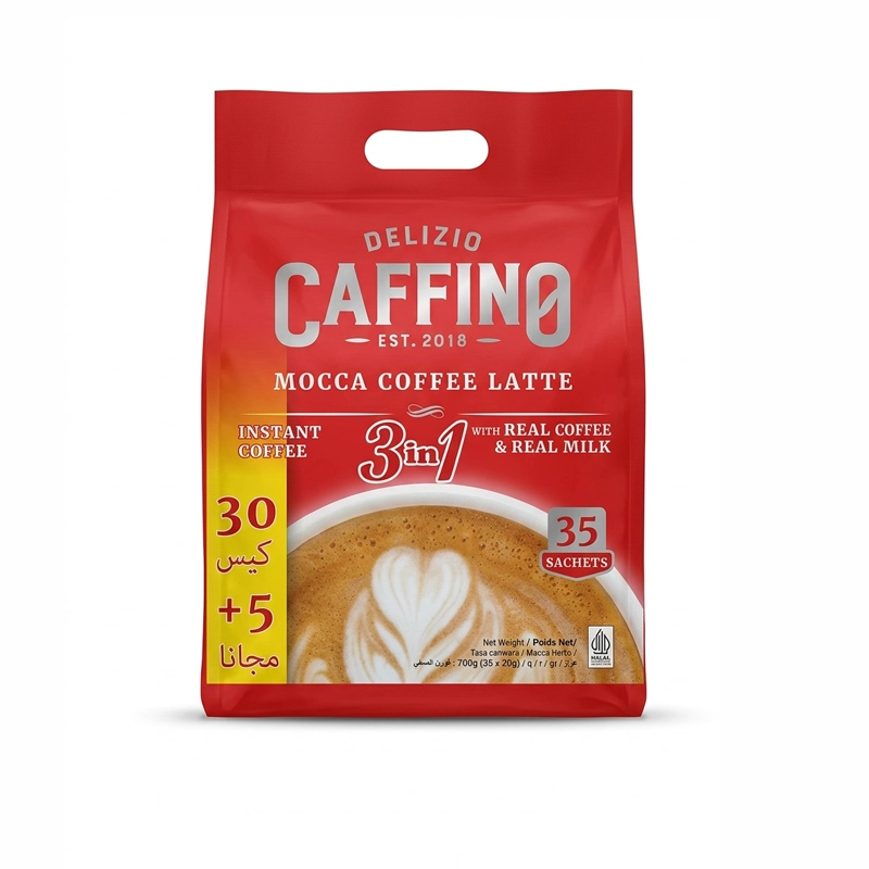 قهوه موکا فوری کافینو 3 در 1 بسته 35 ساشه | Caffino